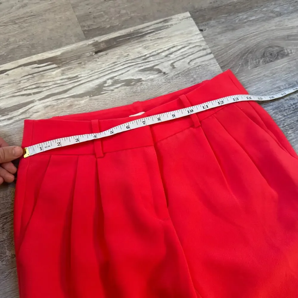 NWT J.Crew Pleated Tapered Ankle Trousers Office Siren Corpcore Workwear 00